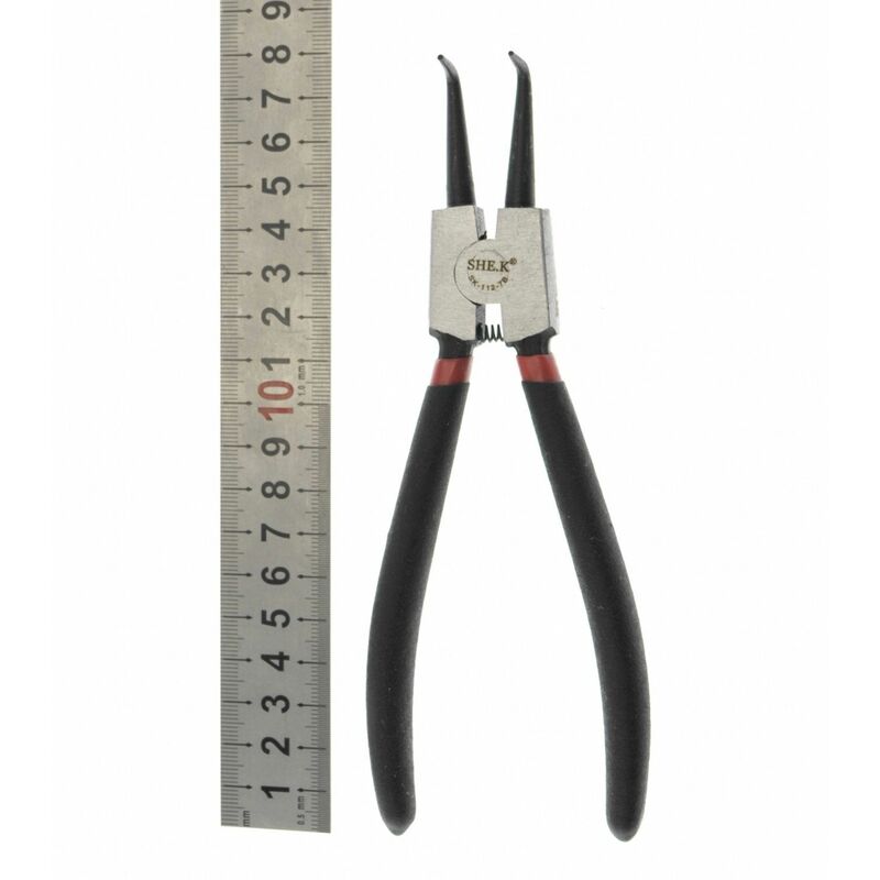 

Shek - SK-112-7b Alicates Curvos para Circlips/Arandelas/Anillos de Seguridad 180mm