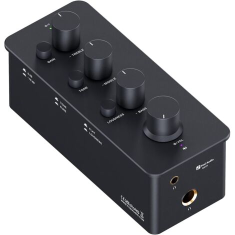 SK01 Amplificatore e preamplificatore per cuffie 2 in 1 per auricolari, amplificatore di potenza, amplificatore per cuffie portatile