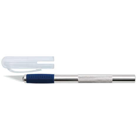 ® Skalpell 20mm Metall silber/blau