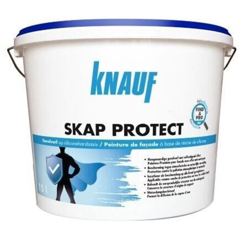 Skap Protect
Peinture Premium pour façade avec effet auto-nettoyant 102 blanc - 15L - EG800
