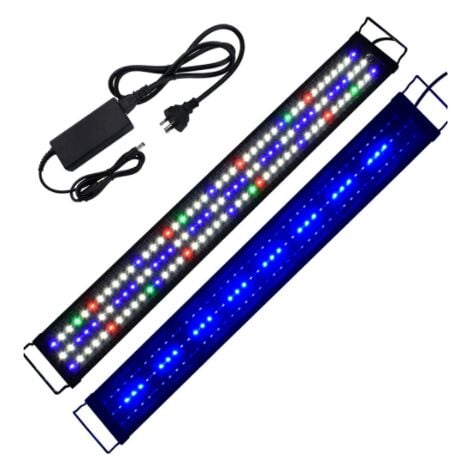 Luz de acuario LED de colores Lámpara sumergible para pecera, tubo