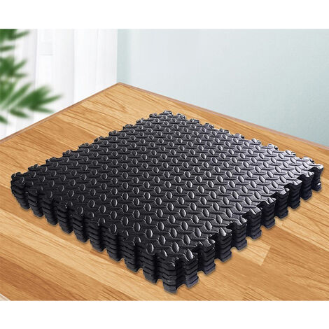 Skecten – Lot de 20 tapis de protection de sol puzzle 30x30cm – Mousse EVA antidérapante – Isolation acoustique et thermique – Pour gym et jeux enfants