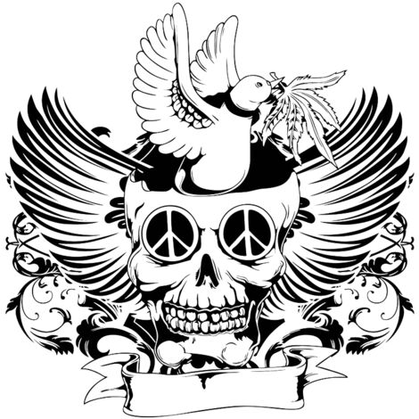 Skelett-Wandtattoo für Wohnzimmer, Schlafzimmerwanddekoration, originelle Fotohintergrund