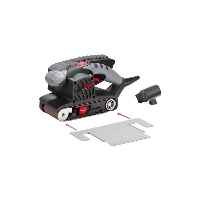 Ponceuse à bande 1215 aa, ponceuse 650 w, bande abrasive 76 x 457 mm - Skil