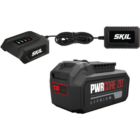 Skil „20V Max“-Lithium-Ionen-Akku mit 4,0 Ah & 1,0A Ladegerät – PWRCORE 20™