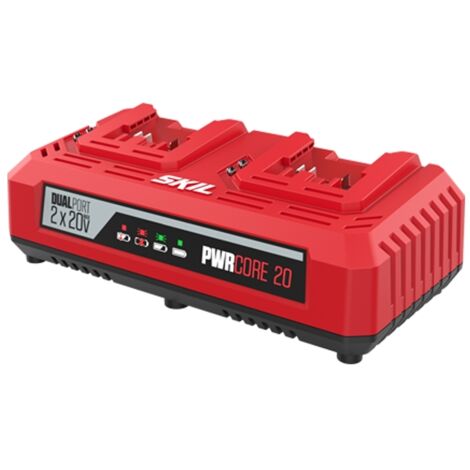 SKIL 3128AA chargeur rapide double pour batteries lithium 20 V