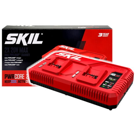 Skil Doppelladegerät 20V 3132 AA 6.0A