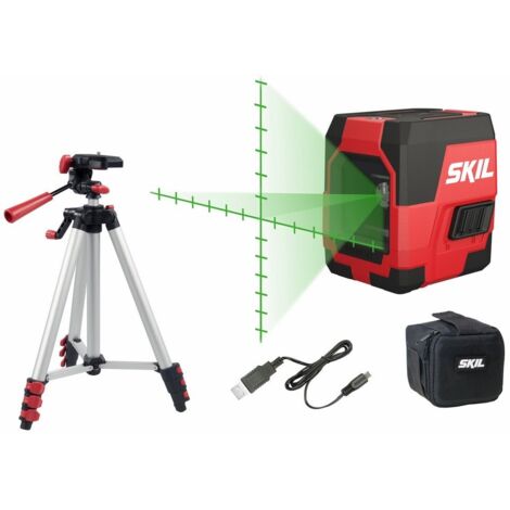 SKIL MT1E 1911DA Laser Crossline (Green) 20 metros máxima visibilidad  - carga USB