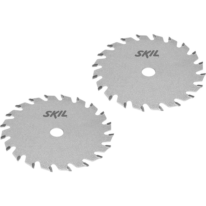 Skil - Set de lames de scie,2 pièces, à pointes carbure, ø 85 mm, porte-outils ø 10 mm