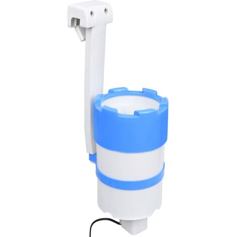 Skimmer colgante piscina y bomba con adaptador plástico 16 cm vidaXL - Blanco