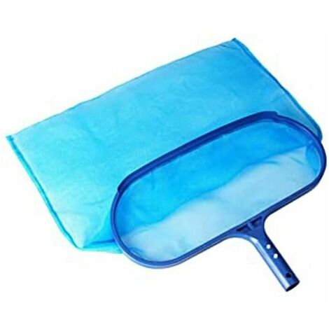 Skimmer de hojas para piscina, red plana de 42 cm de ancho para estanque de piscina, skimmer de malla fina para piscina, bolsa profunda para piscina