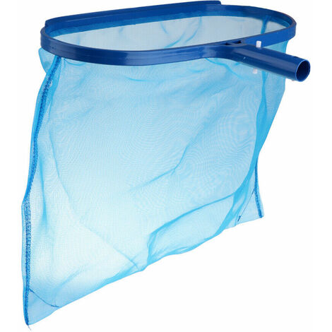 Skimmer de piscina Raspador de hoja resistente para limpiar hojas de piscina y desechos (malla profunda)
