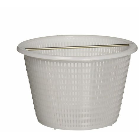 Skimmer de piscine avec anse – Panier en ABS blanc 21 cm – Pour déchets flottants – Remplacement facile Hayward SPX1070E