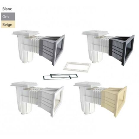 Skimmer gris pour piscine béton et liner