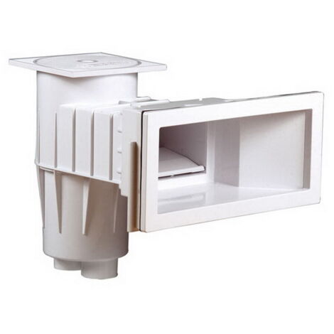 Skimmer Hayward PREMIUM grande meurtrière coloris blanc pour piscine enterrée béton