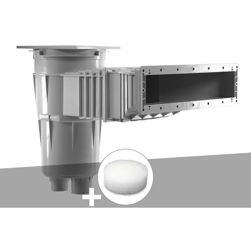 Skimmer Hayward miroir grande meurtrière (liner) + Filtre pour paniers de skimmer PureFlow