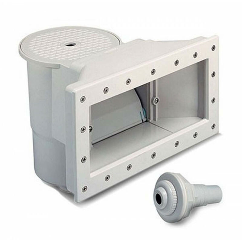 

Skimmer para piscinas elevadas, gran apertura, Blanco