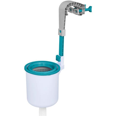 COOCHEER Skimmer per la superficie della piscina, strumento per la pulizia della piscina, bianco