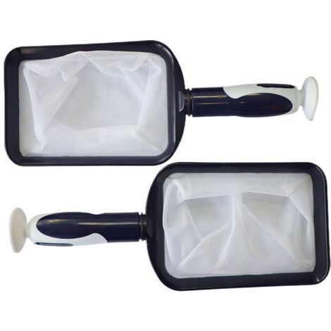 Skimmer per olio portatile brevettato a maglia fine per la pulizia di spa, vasche idromassaggio, acqua fredda e piccole piscine - Leggero e resistente con una potente ventosa - Pulisce il filtro
