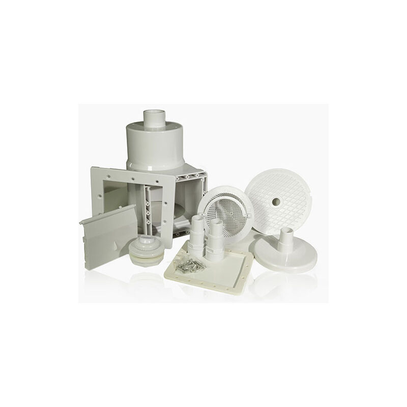 GRE AR 100 / valvola di ritorno / SKIMMER STANDARD BIANCO completo