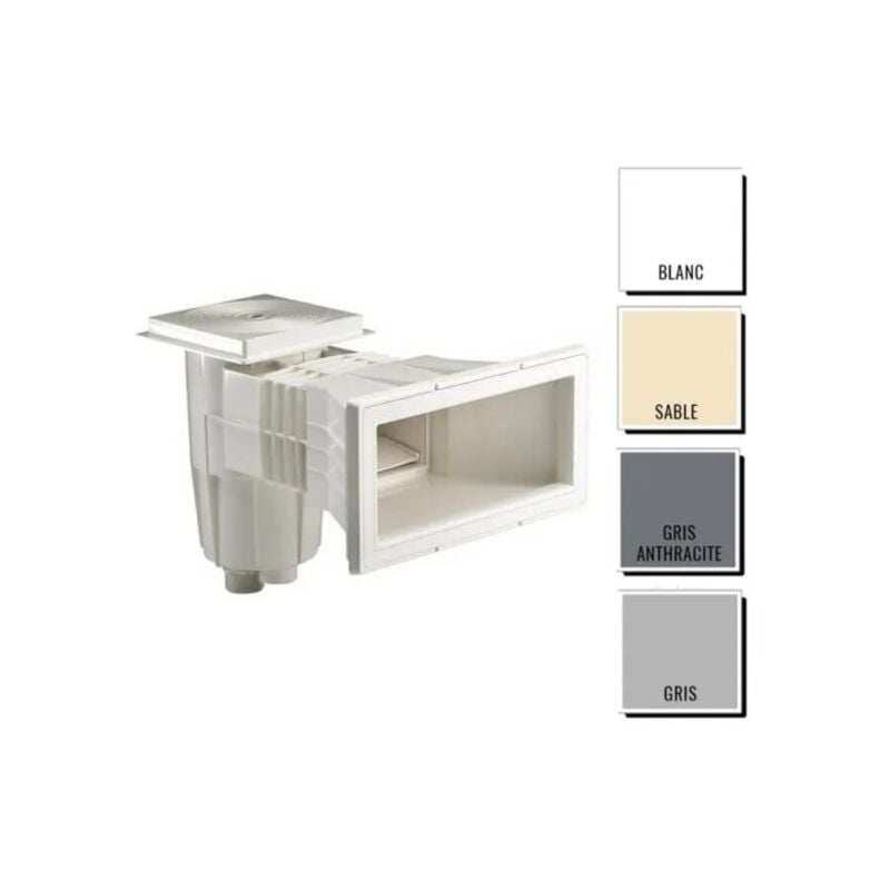 Astralpool - Skimmer 15L pour piscine en coque polyester Blanc