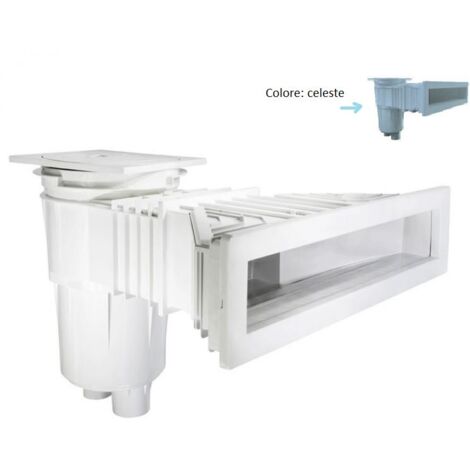 Skimmer sfioratore LX7 per membrana liner celeste