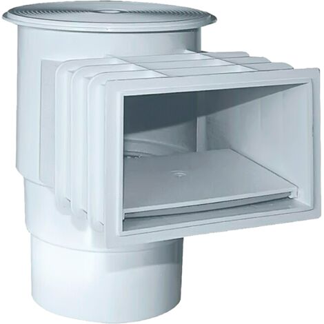 Skimmer standard boca 200 mm. Tapa redonda. QP