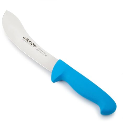 Skinning coltello Arcos Colore - Prof. 295423 in acciaio inox Nitrum e mango ergonomico blu polipropilene e 19 lama cm.