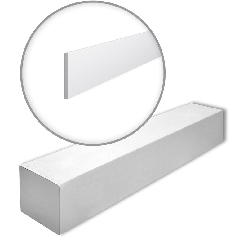 FL9-box wallstyl Noel Marquet 1 Box 16 pieces Skirting Frieze moulding timeless classic design white 32 m - white - NMC