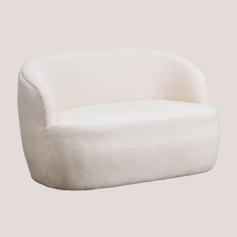 SKLUM 2-Sitzer-Sofa in Schaffell Dariele                                   
