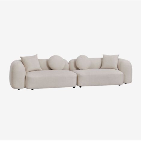 SKLUM 2-teiliges modulares Sofa aus Coco-Chenille                                   
