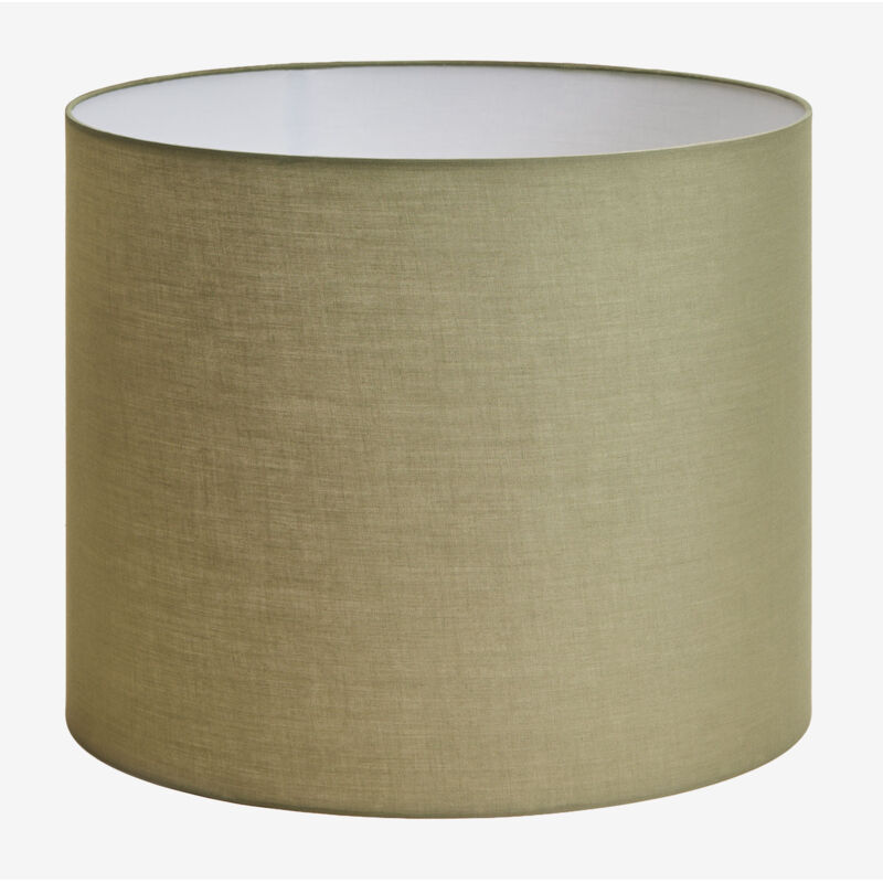 Abat-jour en tissu Arlina SKLUM Vert Sauge Ø50 cm - ↑40 cm