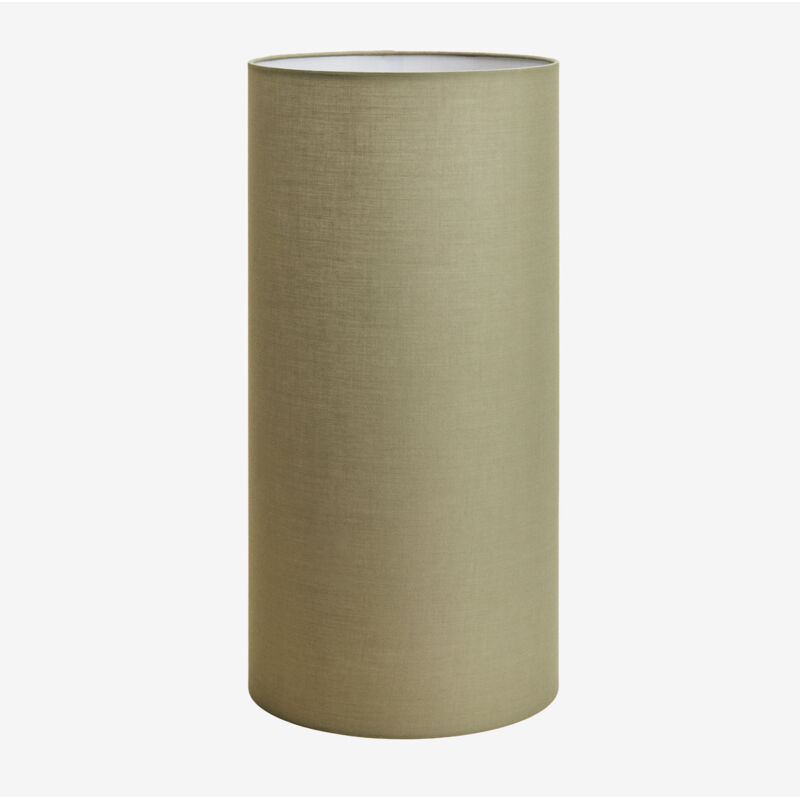 Sklum – Abat-jour en tissu vert sauge Ø30 cm – Hauteur 60 cm – Structure en fer pour résistance – Ambiance chaleureuse et moderne