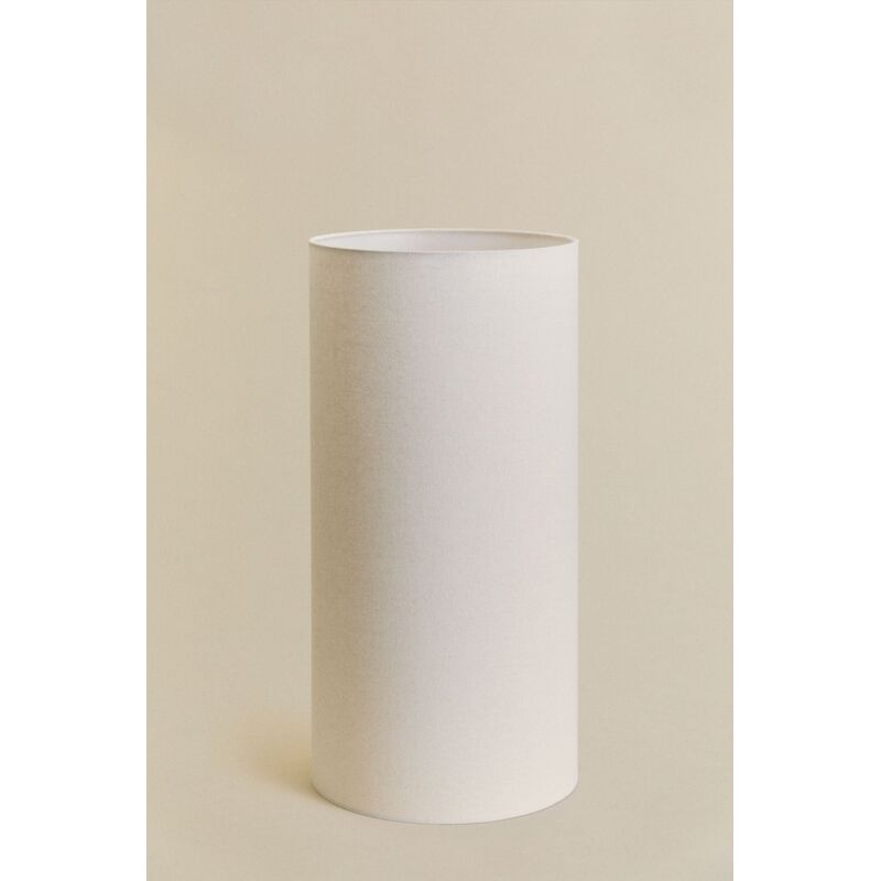 Sklum – Abat-jour en tissu Ø30 cm – Hauteur 60 cm – Design moderne en fer – Lumière douce et chaleureuse pour intérieur