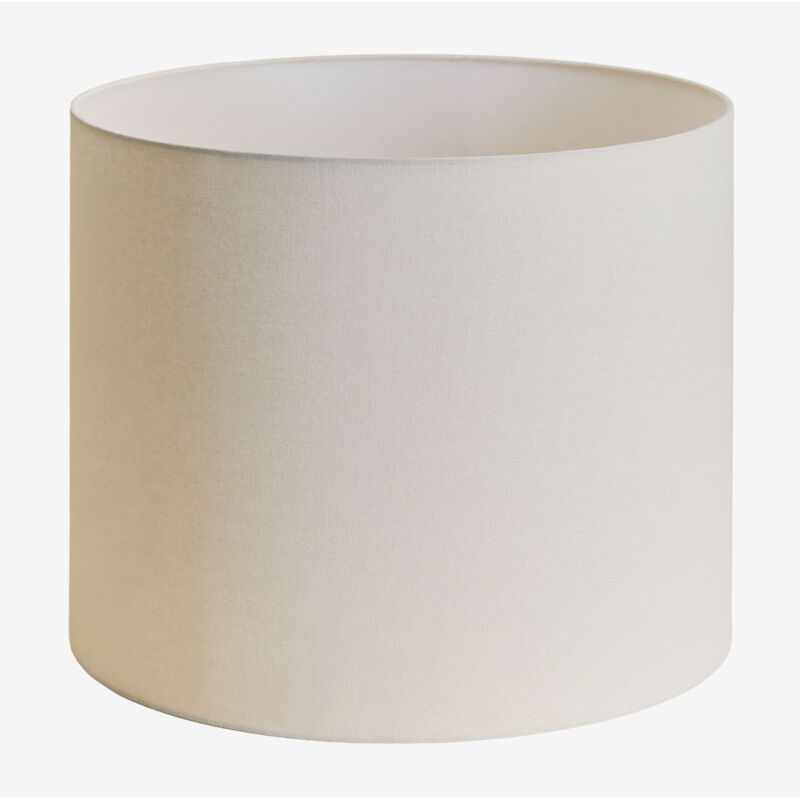 Abat-jour en tissu Arlina SKLUM Blanc Cassé Ø50 cm - ↑40 cm