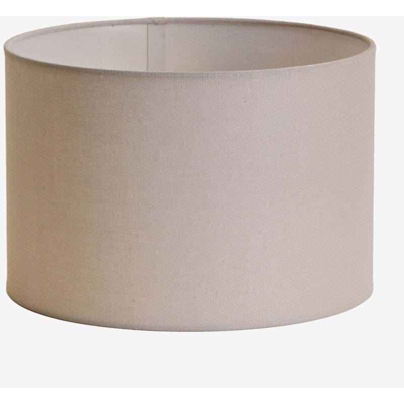 Sklum – Abat-jour en tissu Ø30 cm – Hauteur 25 cm – Structure en fer pour résistance – Ambiance chaleureuse et moderne
