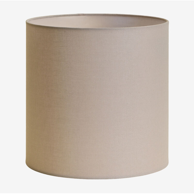 Abat-jour en tissu Arlina SKLUM Gris Taupe Clair Ø30 cm - ↑30 cm