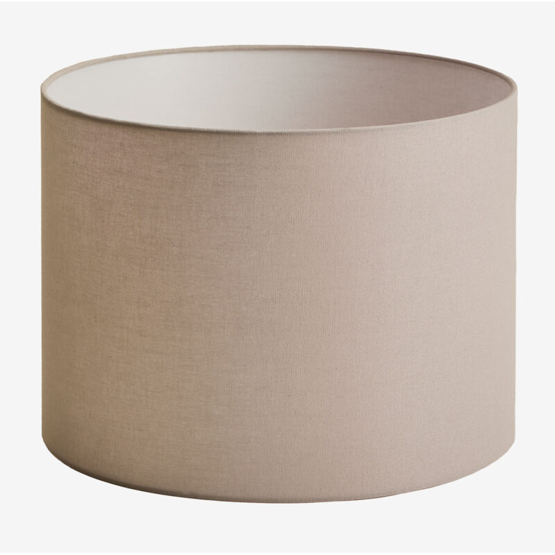 Abat-jour en tissu Arlina SKLUM Gris Taupe Clair Ø40 cm - ↑30 cm