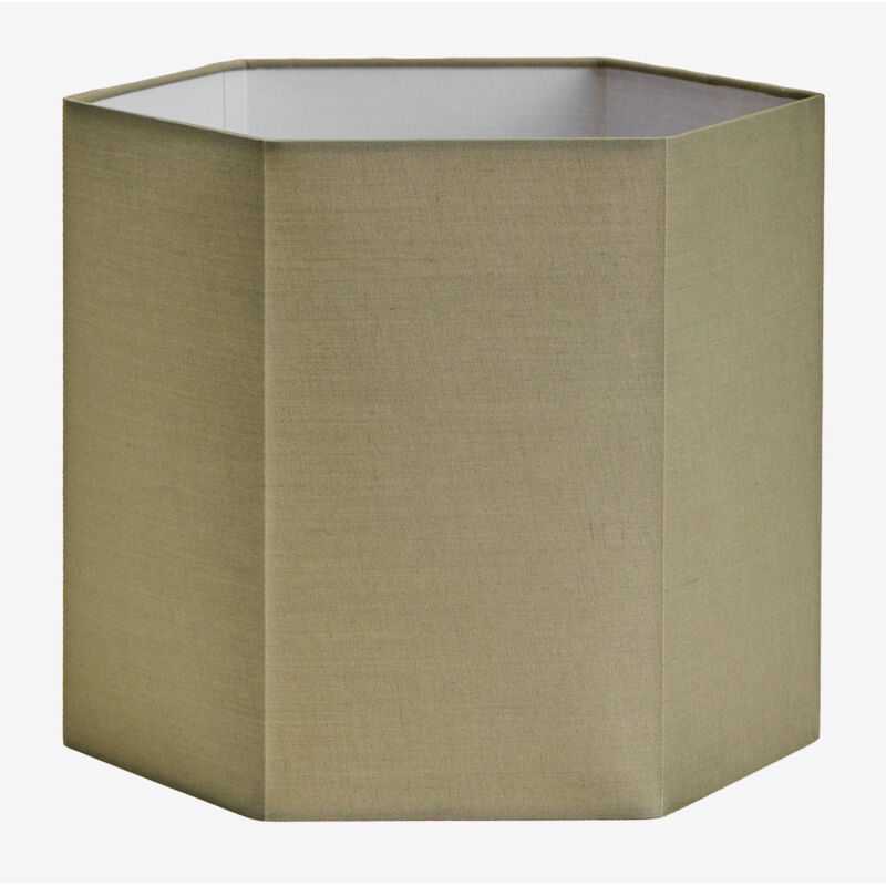 Abat-jour en tissu Tenerife SKLUM Vert Sauge Ø30 cm