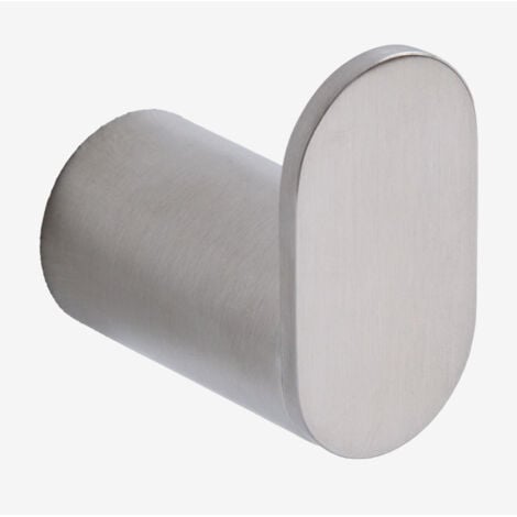 SKLUM Alameda Badezimmer-Kleiderbügel aus Edelstahl Gebürstetes Grau