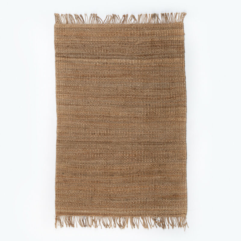 

Alfombra de Cañamo Natural Calmah 160x240 cm - Sklum