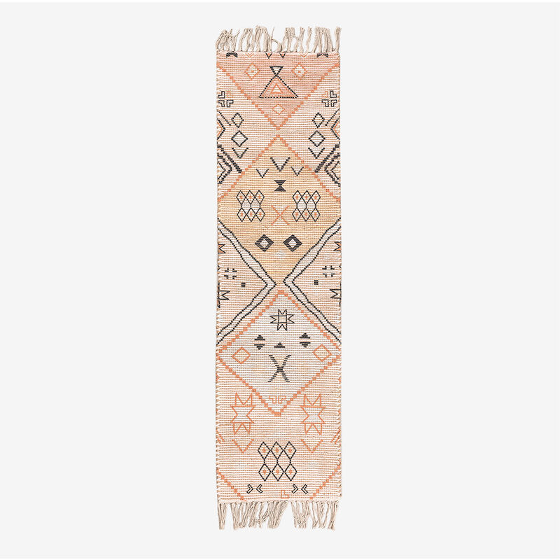 

Alfombra de Pasillo en Yute y Tela (170x42,5 cm) Nuada Ethnic - Sklum