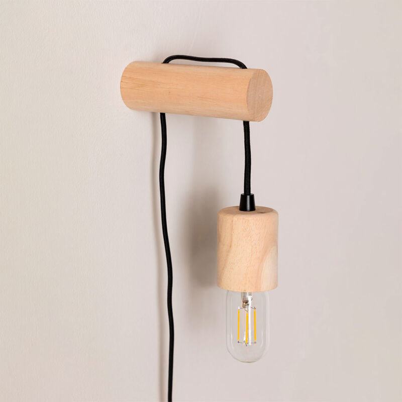 

Lámpara de Pared Torsa Marrón Madera Natural - Sklum