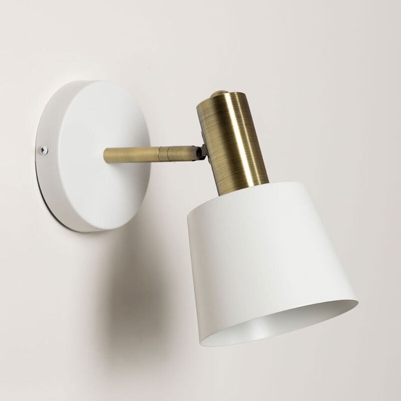 Applique en fer Agueda Sklum Blanc