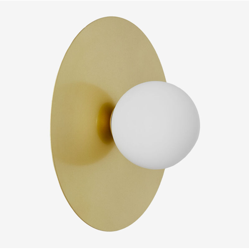 Applique boule en verre Jorien Sklum Or