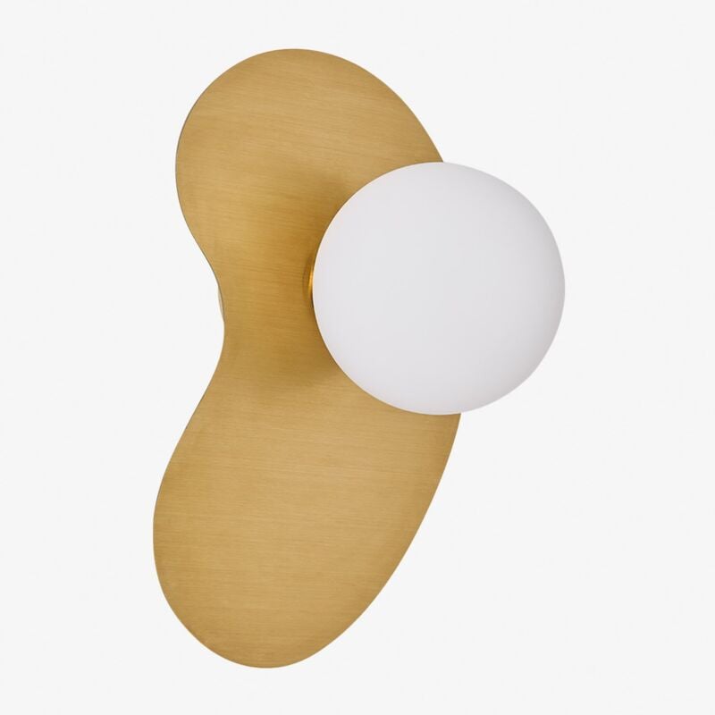 Sklum - Applique de salle de bain en acier inoxydable Travis Doré