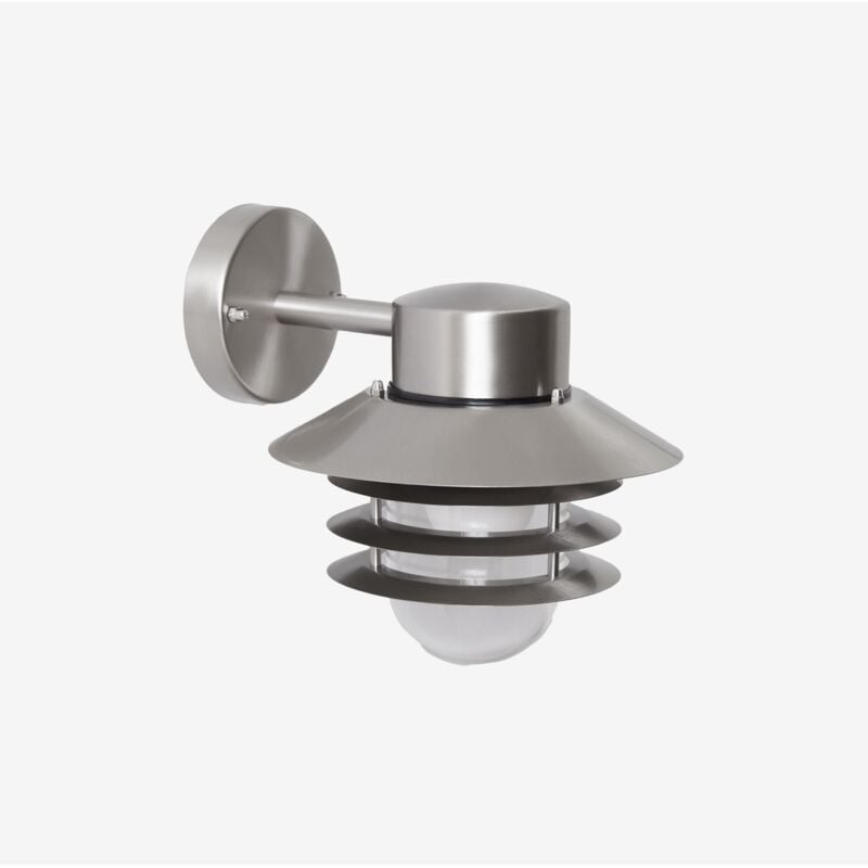Applique d'extérieur en acier inoxydable Uvona Sklum Gris Chromé