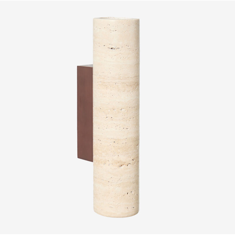 Applique murale Davise en travertin et bois SKLUM ↑32 cm Applique murale Davise en travertin et bois SKLUM ↑32 cm