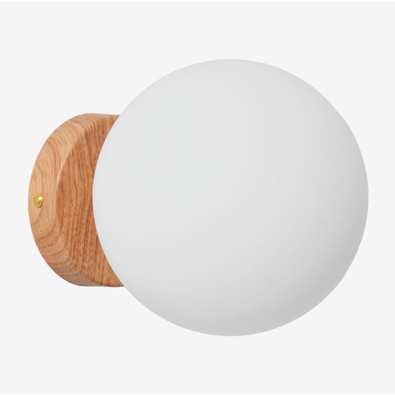 Applique murale pour salle de bain en acier inoxydable avec boule en cristal Uvol Traditional SKLUM Marron Bois Naturel Applique murale pour salle de bain en acier inoxydable avec boule en cristal Uvol Traditional SKLUM Marron Bois Naturel