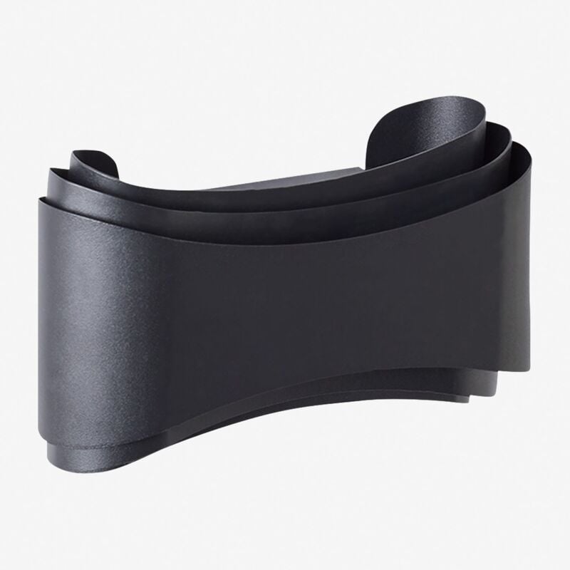 Applique murale led d'extérieur en aluminium Harnet Sklum Noir